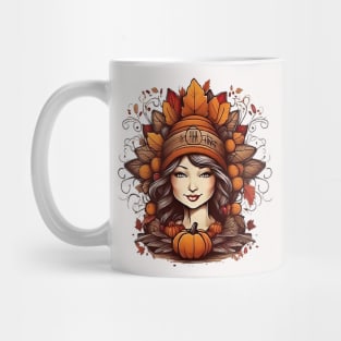 beautiful thanks giving tshirt design Mug